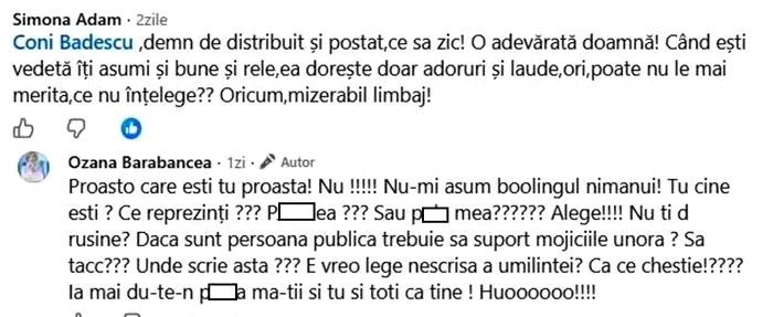 Schimb dur de replici FOTO Facebook
