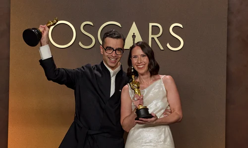 Alexandre Singh și Natalie Musteață FOTO Etienne Laurent / The Academy