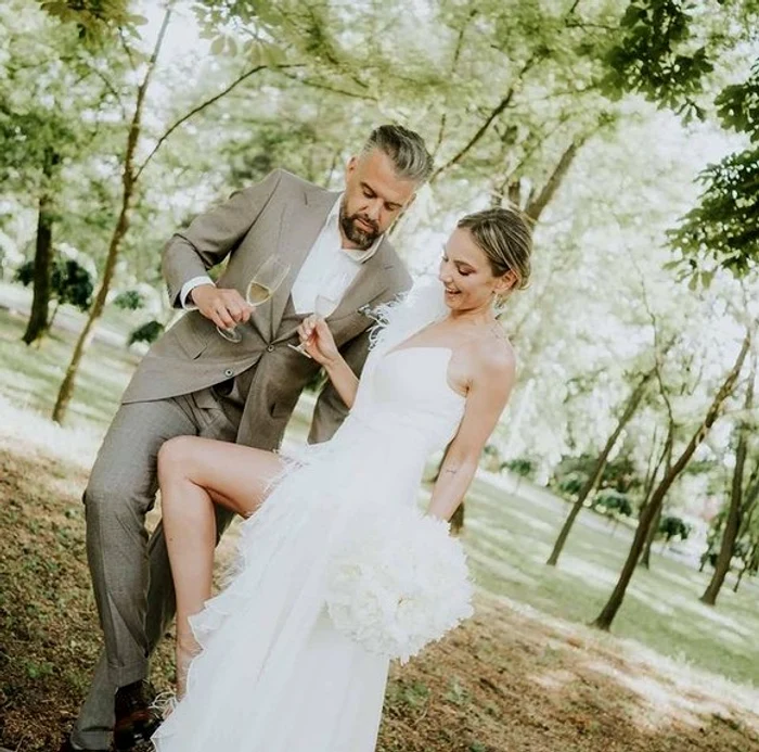 Roxana Ionescu și Tinu Vidaicu s-au cununat religios la mai bine de un an de la cununia civilăfoto: arhiva personală/Instagram