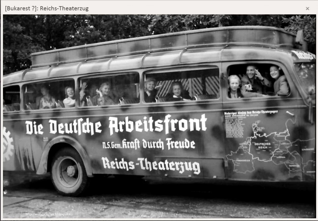 Teatrul „Reichs-Theaterzug” în România FOTO willypragher.blogspot.ro