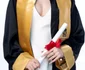 fiica Andreei Marin, Ana Violeta Bănică, la ceremonia de absolvire. FOTO: captură de ecran