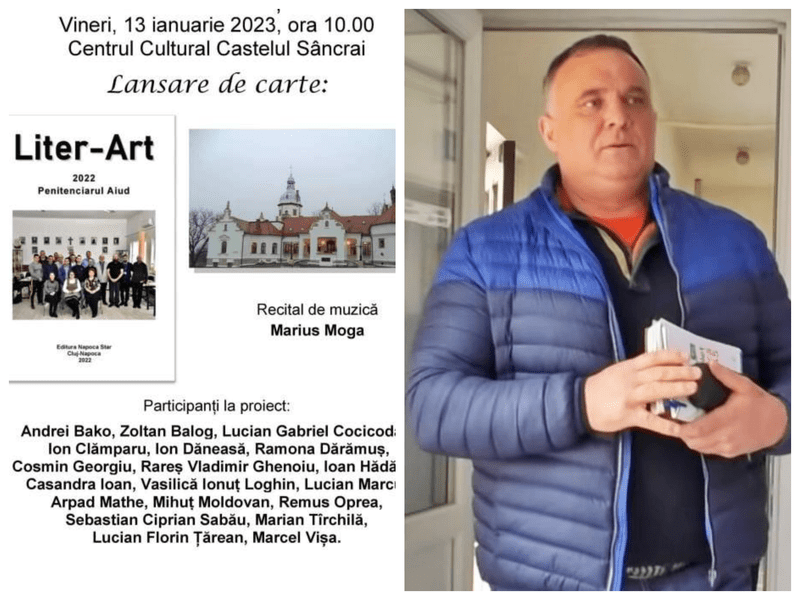 Proxenetul Ion Clămparu s-a apucat de scris. Cap de Porc este autor într-un volum lansat la Penitenciarul Aiud