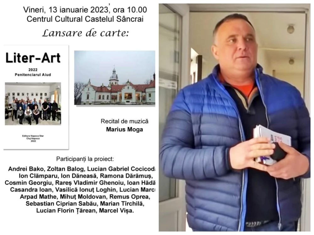Ion Clămparu este autor în cartea lansată la Aiud SURSA Penitenciar Aiud & Youtube