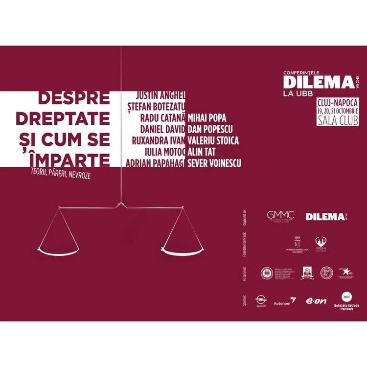 „Conferințele Dilema veche” la UBB  Programul detaliat jpeg