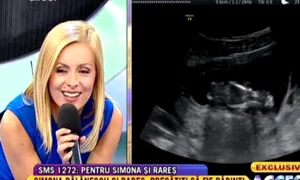 Simona Bălănescu şi Rareş Dragomir vor fi părinţi peste câteva luni  (captură Antena 1) jpeg