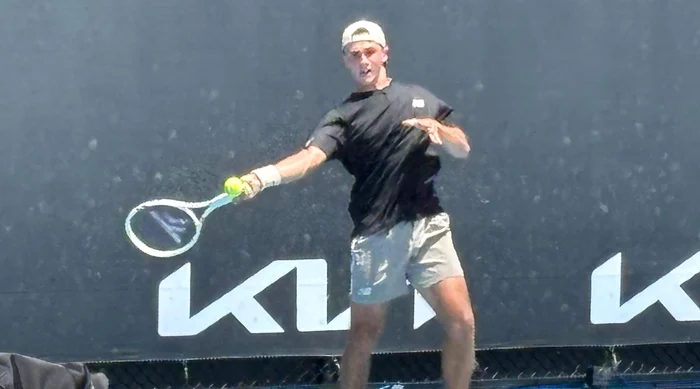 Matei Todoran, un junior care adoră tenisul pe suprafețe rapide FOTO Daniel Chican (Melbourne)