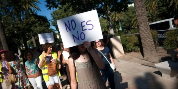 protest impotriva violului Spania