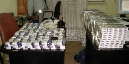 Ţigările confiscate au fost predate Direcţiei judeţene de Vamă