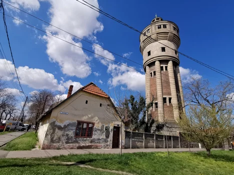 Vechiul turn de apă din Timişoara se transformă într-o veritabilă atracţie FOTO Ş.Both