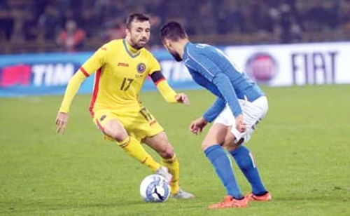Lucian Sânmărtean este cel mai “bătrân” dintre fotbaliştii naţionaleiFoto: Mediafax