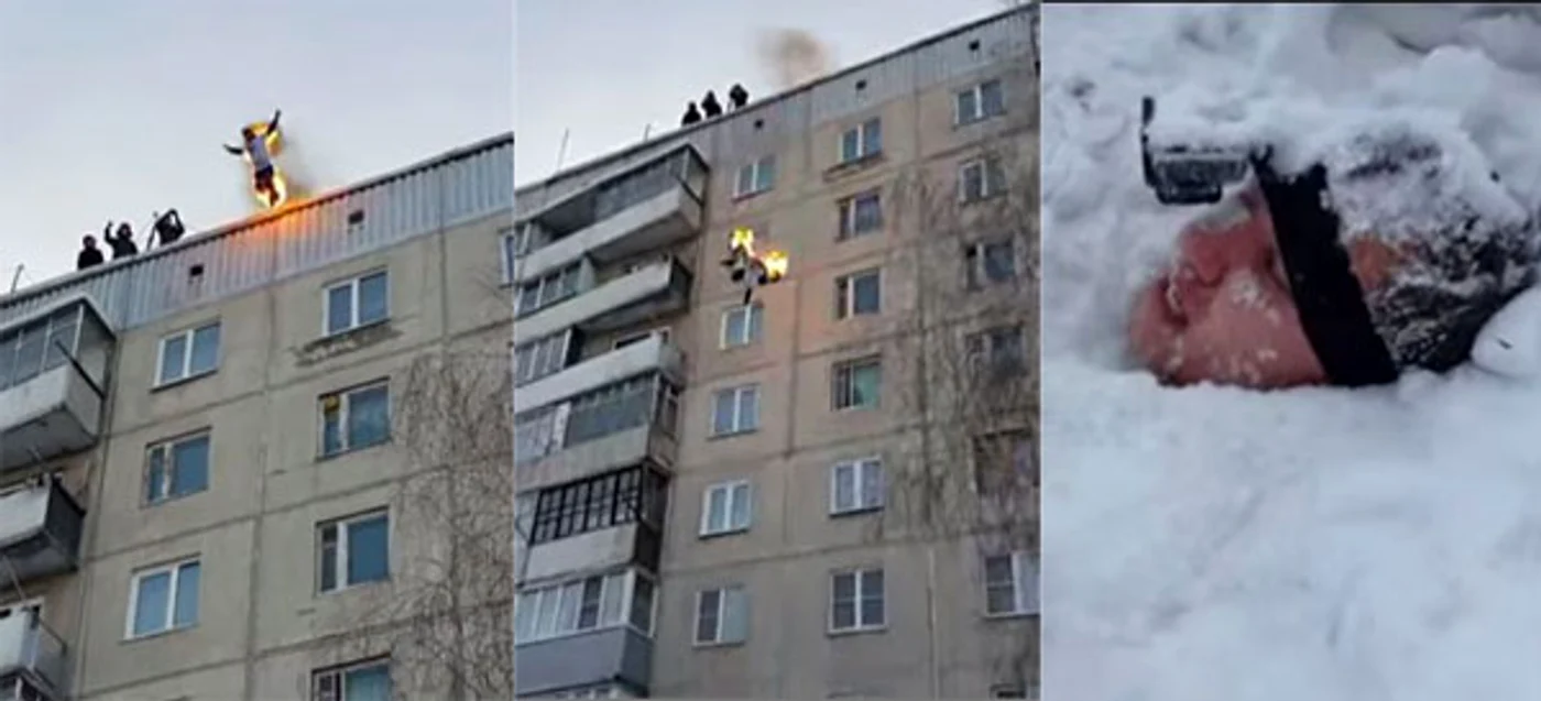 
    Săritura tânărului a fost una nebuneascăFoto Youtube  