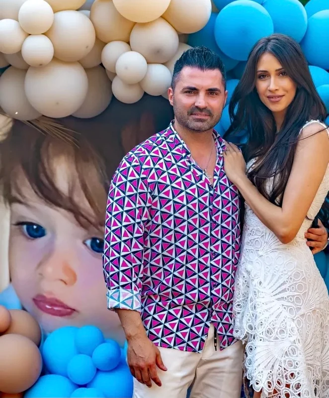 Pepe și Yasmine, la botezul fiului lor 