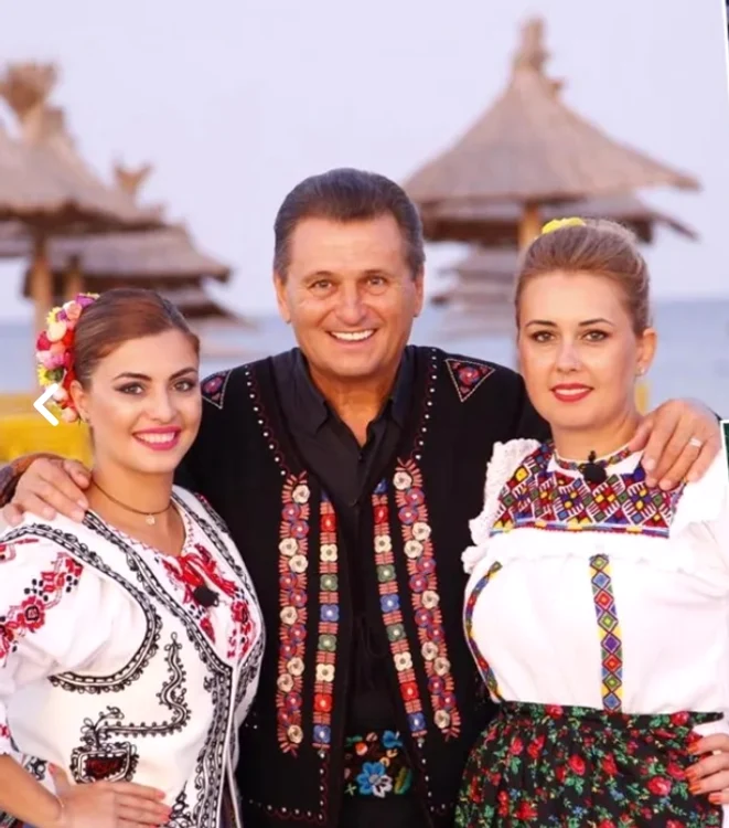 Nea Mărin și fetele lui. foto: arhiva personala