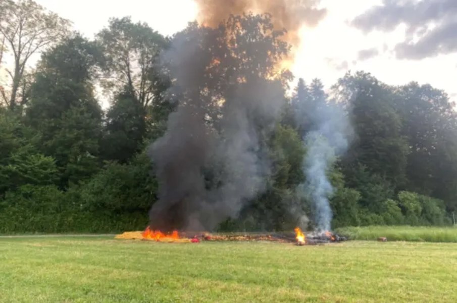 Şapte răniţi după ce un balon cu aer cald a fost cuprins de flăcări în Elveţia