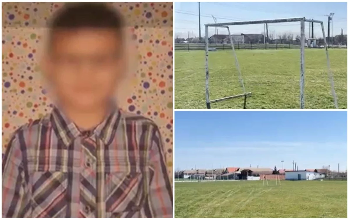 Copil mort în Timiș după ce a căzut o poartă de fotbal peste el