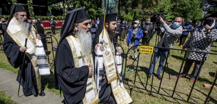 ÎPS Pimen, arhiepiscopul Sucevei şi Rădăuţilor a fost înmormântat la Mănăstirea Sihăstria Putnei FOTO Inquam Photos / Casian Mitu