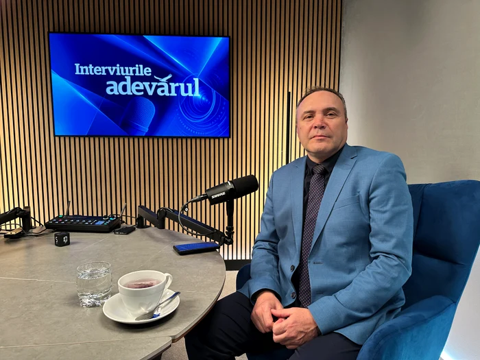 Dumitru Chisăliță, la Interviurile "Adevărul". FOTO: Adevărul