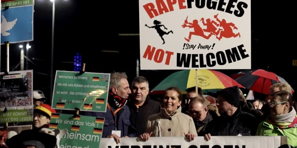 Manifestaţii Pegida la Leipzig foto AP
