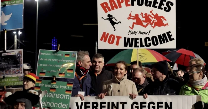 Manifestaţii la Leipzig FOTO AP