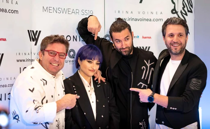 
    Pavel Bartoş, Smiley şi Andi Moisescu o adoră pe stilista Irina Voinea  