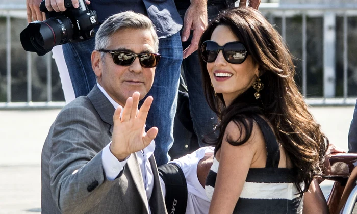 Amal și George Clooney, înainte de nunta lor din 2014, Profimedia jpg
