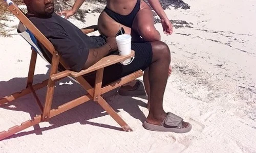 kim kardashian si kanye west plaja jpeg