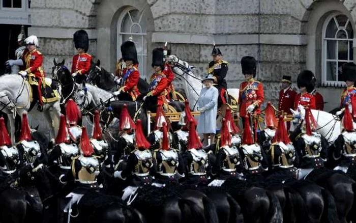 Prinţul William şi Kate la aniversarea oficială a reginei Elisabeth a II-a / Foto: Reuters