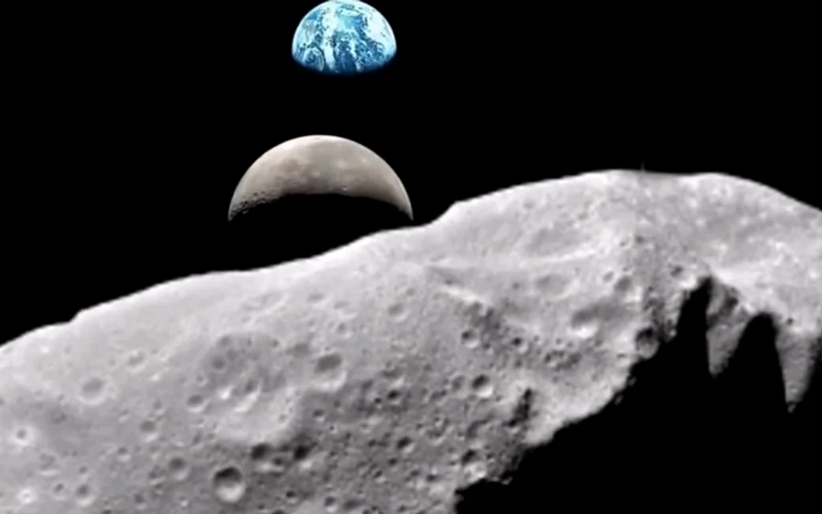 
    Cruithne este un asteroid, considerat de unii oameni de știință a doua lună a PământuluiFoto: Captură video  