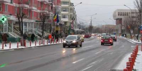 Pe străzile principale din Tulcea se circulă normal