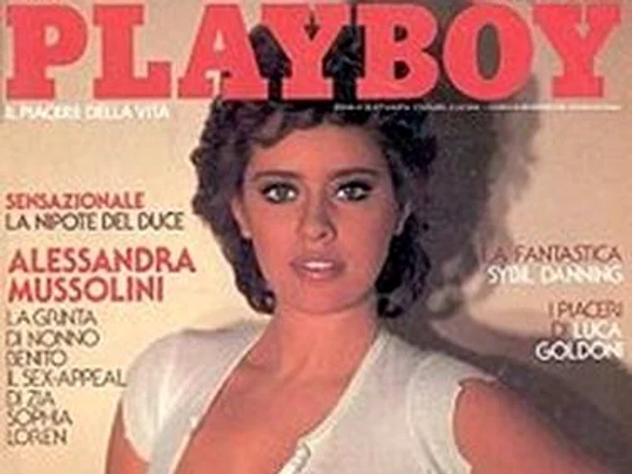 Alessandra Mussolini - de la Playboy la politică