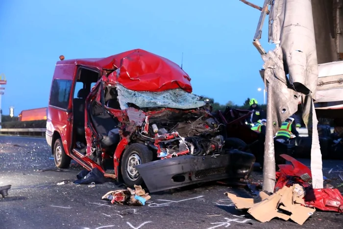 Accident în Ungaria FOTO Nagy Gabor/ Kisalfold.hu