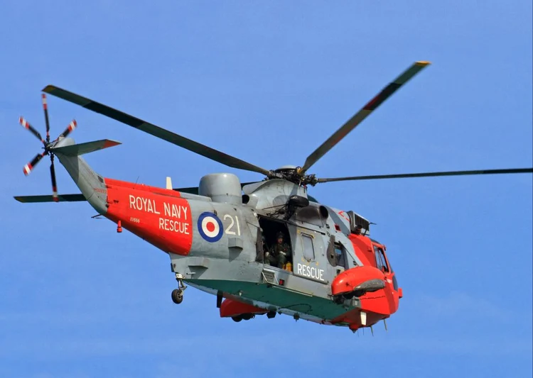 Un elicopter al Marinei Regale britanice, prăbușit FOTO: x