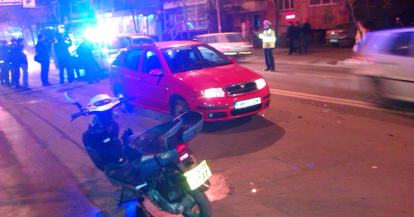 Accident pe strada Isaccei