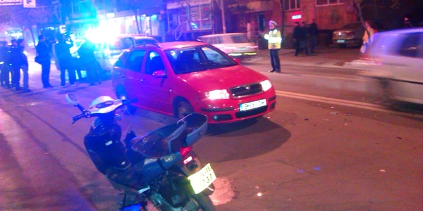 Accident pe strada Isaccei (foto arhivă)