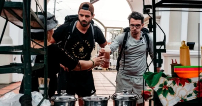 Ștefan și Alex, în concurs foto: Antena 1