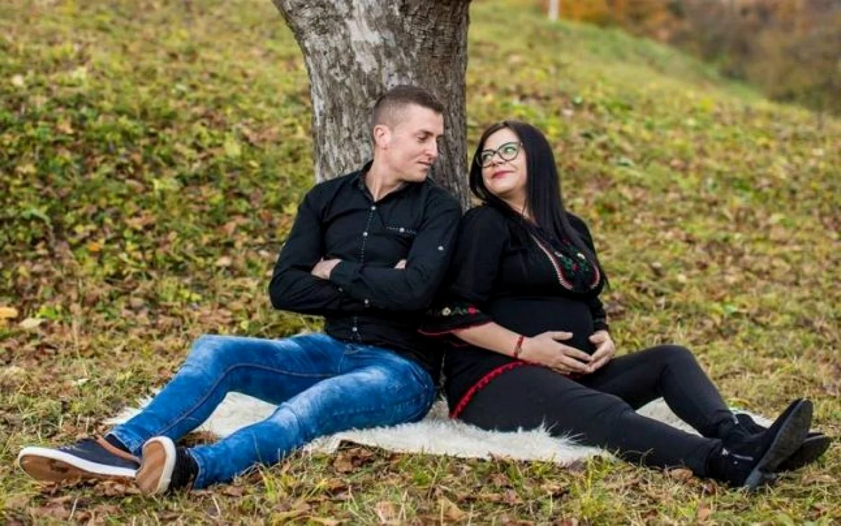 Cătălin Sechel şi soţia sa Geanina