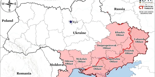Teritoriile ucrainene pe care le revendică Rusia 