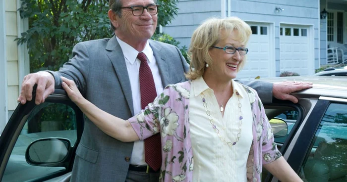 Meryl Streep şi Tommy Lee Jones - FOTO: hopesprings-movie.com