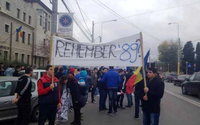 Elevi şi studenţi din Constanţa la protest Foto Asociaţia Elevilor din Constanţa