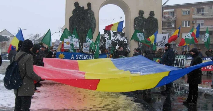 Acţiunea de protest a început în Parcul Reconcilierii