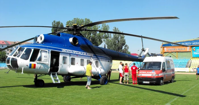 Elicopterele nu mai au voie să aterizeze pe stadion