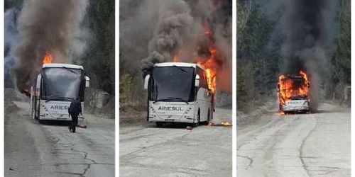 incendiu autobuz apuseni