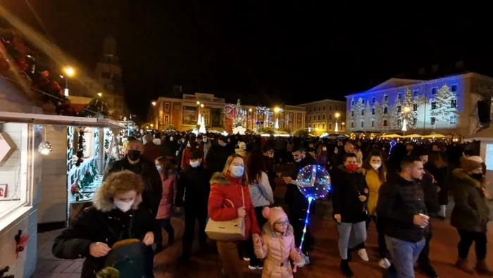 S-a deschis Târgul de Crăciun de la Timişoara FOTO Ş.Both