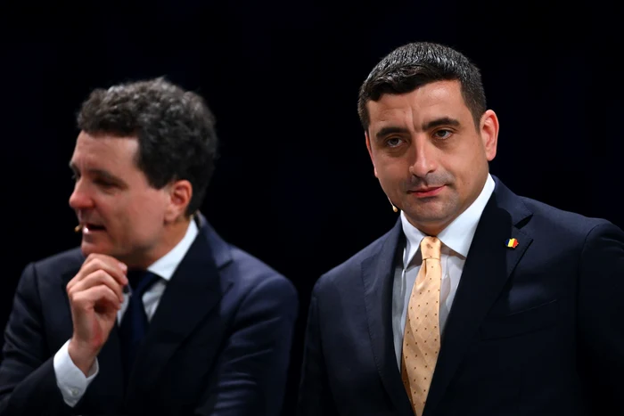 Nicușor Dan și George Simion se înfruntă, la urne, în turul 2 FOTO Profimedia 