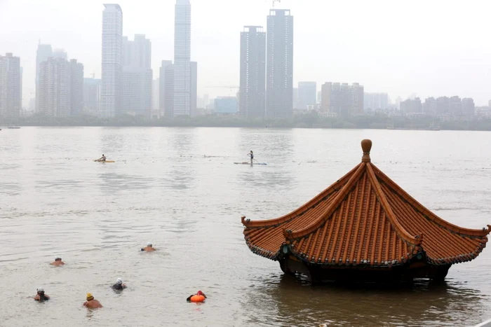 Fluviul Yangtze la Wuhan FOTO EPA-EFE