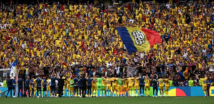 Naționala României, susținută de zeci de miii de fani. Foto Getty images