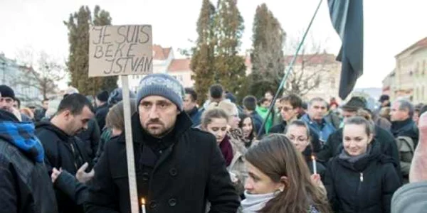 protest Beke Istvan Targu Secuiesc