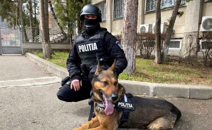 Jimy face parte din cadrul SAS FOTO Poliția Neamț