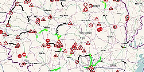 Harta traficului din România