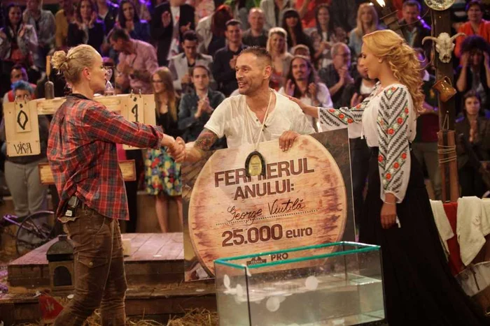 George Vintilă a fost desemnat marele câştigător al show-ului „Ferma Vedetelor“ FOTO Pro TV